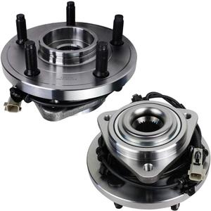 Autoround 513234 Pair Front Wheel Hub and Bearing Assembly Fit for Jeep Grand Cherokee Commander 2005 2006 2007 2008 2009 2010 5 Lug w/ABS, Set of 2