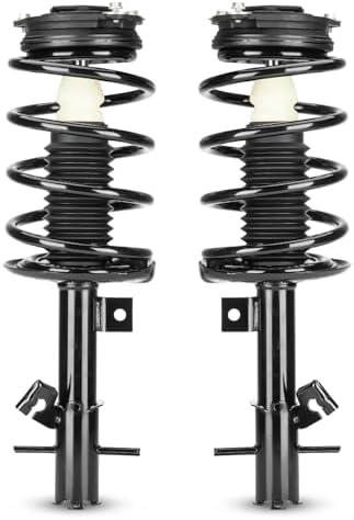 172378 172379 Front Struts Shocks Assembly w/Coil Spring Absorbers for 2007-2012 Nissan Sentra 2.0L L4 (Base, S, SL, SR), Strut Shock Assemblies 2008 2009 2010 2011 - [Exc. SE-R/SE-Rspecv Models]