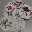 Spiareal 24 Pcs Christmas Cow Ornament Wooden Cows Christmas Tree Decorations Hanging Wood Funny Farm Animal Ornaments for Farmhouse Home Xmas Holiday Crafts Party Supplies