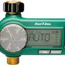 Rain Bird 1ZEHTMRP Premium Professional Grade Electronic Digital Hose End Timer/Controller, One Zone/Station, Battery Operated, Digital with Brass Inlet/Outlet