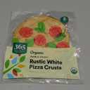 365 by Whole Foods Market, Organic Rustic White Pizza Crusts, 7 Inch, 2 Count, 3.5 Ounce