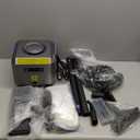 Steam Cleaner: Fast 50-Sec Heat-Up-21-Piece Kit-0.6Gal (2.2L) Tank Refill Anytime-No Cooling-Detachable Hose Multi Steamer Mop for Home Car Bed Furniture Tile Grout Floor Kitchen Cleaning Grey