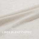 Cream Sheer Linen Curtains 156 Inches Long for High Ceiling Living Room Bronze Grommet Eyelet Drape Semi Sheer Ivory Natural Extra Long 156 Inch Curtain for 2 Story Large Windows Sliding Door 1 Panel