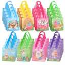 Falinpitos 32Pcs Easter Gift Bags For Goodies, Easter Treat Bags, Easter Bags with Handles, Easter Egg Hunt Bags, Large Mini Easter Baskets Bulk for Kids Teenagers, Easter Party Tote Bags, Medium Size