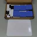 6-Pack Dry Erase Boards 5" x 7" Double-Sided Mini Whiteboard Set  Includes Markers & Erasers  Perfect for Students, Teachers, and Classroom Use