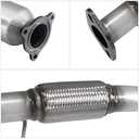 JT Exhaust Front Catalytic Converter Compatible with Chevrolet Equinox 2010-2015 L4 2.4L (Standard EPA Grade)
