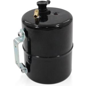 Vacuum Reserve Canister 5 in D x 7 in L Steel Black Finish