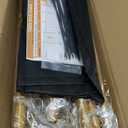 Over The Table Rod Stand with Clamps 31"-110" Length 31"-64" Height Adjustable Metal Table Hanging Decor Rod with Storage Bag for Gender Reveal Ceremony Party, Gold Table Balloon Arch Stand