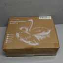 Feather Down Throw Pillow Inserts 20 x 20, Set of 2, 100% Organic Cotton Shell, Soft Decorative Square Pillows Insert for Living Room Sofa, Couch, or Bed (White)