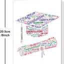 6 x Graduation Card for Grandson Granddaughter Son Daughter, 8×5.3 inches