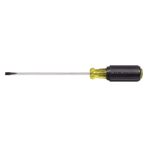 Klein Tools 601-6 3/16-Inch Cabinet Tip Screwdriver 6-Inch, Made in USA