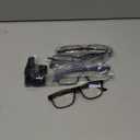 4 Pack Reading Glasses Blue Light Blocking for Men Women,Rectangular Frame Computer Readers with Spring Hinge,Reading Glasses for Men WomenAnti Eyestrain/UV Ray Eyeglasses (3.5x)