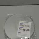 18PCS Round Mirror Tray for Table Centerpieces No Glass Acrylic Circle Wall Mirror Candle Plate Mirror Tiles for DIY Crafts Wedding Valentine Christmas Party Decorations (10inch/25cm)