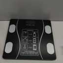 Smart Weighing Scale, Bluetooth Smart Body Fat Scale, accurately Measures Weight, Body Fat Percentage, Muscle Mass Percentage, BMI, and Other Body Metrics. (Black)