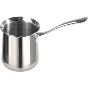 IMEEA Turkish Coffee Pot SUS304 Stainless Steel Coffee Maker for Briki Greek & Arabic Cezve Ibrik (20oz)