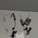 Phenyx Pro Single Digital Wireless Microphone System, w/Mini Receiver, Bodypack Transmitter,15 Channels in 900MHz UHF Band, Headset/Lapel Microphone for Karaoke, Singer, Church, Wedding (PDP-1-1B)