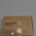 Lamicall Bike Phone Mount Holder - Motorcycle Phone Mount, Adjustable Cell Phone Holder, Bicycle Scooter Handlebar Cradle Clip for iPhone Air 17 Pro Max/ 16 Plus, 15 Plus, iPhone 14 and 4.7-6.8" Phone (Black)