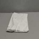 Retisee 200 Packs Plastic Disposable Bibs for Adults 14 x 24 Inch White Eating Plastic Bibs for Women Men Elderly