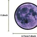 Cool Black Purple Stickers Pack 60Pcs Trendy Aesthetic Stickers for Teens Adults Vinyl Stickers for Water Bottle Laptop Guitar (Black Purple)