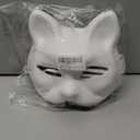DFLU Cat Therian Mask Kit with Fur and Eye Mesh, Blank DIY Therian Gear Stuff Masks Base to Paint