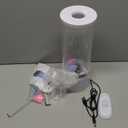 Jellyfish Lamp, Electric Jellyfish Lighting, Jelly Fish Tank Table Aquarium Lamp with 17 Colors, Floating Jelly Fish Night Light Present Decorations for Home, Office, Adult, Kids (White)