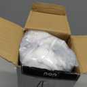 Pack of 2 Fluffy Faux Rabbit Fur Pillow Covers 20x20 inch Super Cozy Plush Fuzzy Bubble Pillow Cases for Throw Pillows, Cream Soft Farmhouse Home Decorative Cushion Cover for Sofa Bedroom Pillow Shell (Blue White)