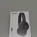 Sony ZX Series Wired On-Ear Headphones with Mic, Black MDR-ZX110AP