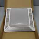 S97014094 Bathroom Fan Cover Grille and Lens for Broan 678, 679, 679FL, 679FLT, 680, 680FL, 680FLT, M680, HD50L, HD80L, Bathroom Exhaust Fan Light Cover Replacement