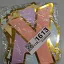 Double-Sided Colorful Happy Birthday Banner with Gold Glitter Bander, Thickened Happy Birthday Sign, Reusable Pastel Birthday Party Decorations Supplies(Double-side Pastel)