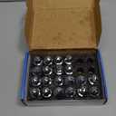 Kadrick 20pcs M14x1.5 Lug Nuts,One-Piece Solid Chrome OEM Factory Style, Replacement for 2015-2024 Edge Mustang Explorer Fusion/Lincoln MKZ MKX,Large Acorn Seat