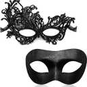 Masquerade Mask for Women Men Couple Venetian Halloween Masks for Mardi Gras Costume Party Prom Ball