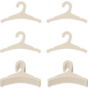 20 Packs Wooden Baby Hangers for Clothes, 9 Inch Wood Newborn Baby Girl Boy Hangers for Nursery Cute Kids Toddlers Children Infant Hanger for Baby Shower Crate Closet Clothing Storage