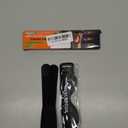 Healrecux Silicone Patellar Tendon Support Strap, Adjustable Non-Slip Patella Band Stabilizer Knee Brace for Jumpers Knee, Tendonitis, Basketball, Volleyball, Squats, Black