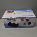 Foot Massager with Heat, Electric Foot and Calf Massager with Roller, Deep Tissue Massage for Plantar Fasciitis, Neuropathy & Pain Relief, Gifts for Women & Men(Black)