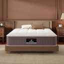 Twin Mattress, 8 Inch Hybrid Twin Size Mattress in a Box, Cooling Gel Memory Foam Mattresses with Individual Pocket Springs, Pressure Relief, Medium Firm Feel, Motion Isolation, Fiberglass-Free
