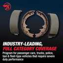 Raybestos Element3 Automotive Replacement Rear Drum Brake Shoes Set for Select Ford, Mazda (704PG)