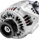 SCITOO Alternator Fits for Suzuki for Grand Vitara 2.5L 2005,for Suzuki for Grand Vitara 2.7L 2001,for Suzuki for XL-7 2.7L 2002-2006 - 12V 95 Amp CW 4-Groove Pulley, Replace OE 11164 13982
