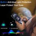 3 x Ferilinso [Auto Dust Install] 3 Pack Screen Protector for iPhone 16 Plus [Phone Case fit], 3 Tempered Glass Camera Lens Protector Accessories for Apple