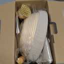 Clearance Final Stock - Lorzon Banneton Bread Proofing Basket Gift Set of 2 (10" Round & Oval Rattan) - Sourdough Bread Baking Supplies Making Tools with Bakers Couche & Sourdough Starter Kit