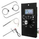 Replacement Parts for Pit Boss, Digital Temperature Controller Kit,Compatible with pb700, 340, 1000 Traditions, Rancher,1000SC with Meat Probe, Temperature Sensor, Igniter Hot Rod