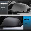 for Tesla Model 3 Rearview Mirror Guard Cover, Side Mirror Cover Exterior Accessories fit for Tesla Model 3 2017-2025 (Model 3-Matt Carbon Fiber Pattern)