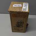 Coffee Grinder, Wooden Coffee Bean Grinder Manual Coffee Grinder Roller, Antique Coffee Mill with Cast Iron Hand Crank for Making Mesh Coffee, Decoration, Best Gift (Brown (Six Deformation Base))