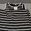 PRETTYGARDEN Sundresses for Women 2026 Summer Striped Knit Side Slit Spring Fashion Bodycon Maxi Dress Beach Vacation Clothes L