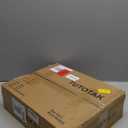 TUTOTAK Bar Cart, Home Bar Serving Cart with 3-Tier Mirrored Shelf, Drink Cart, Mobile Kitchen Shelf with Wine Rack, Rolling Beverage Cart, Black BC01BK033