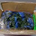 MARTINE MALL Flower Garland Rose Vines, 8 Strands 66Ft Flowers Vines for Bedroom, Rose Flower Garland Decoration, Sapphire Rose Floral Garland for Room Table Birthday Wedding Party Garden Wall Decor
