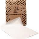 12" x 16" White Parchment Paper for Bakers (150 pcs) - Non-Stick Precut Sheets - Food Grade - Oven Safe Sheet Pan Liner - Great for Baking, Air Frying, and Cooking (150 Sheets)