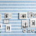 Mud Pie White 4X6 Forever Scallop Wood Frame