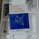 Giraffe Tools Grandfalls Retractable Pressure Washer Plus, Electric Wall Mount Pressure Washer with 100FT Ultra-Soft Pressure Hoses, 2900PSI, 2.2GPM, 4 Nozzles, Foam Cannon, Dark Silver