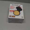 Holstein Housewares Personal Non-Stick Waffle Maker, Metallic Red - 4-inch Waffles in Minutes