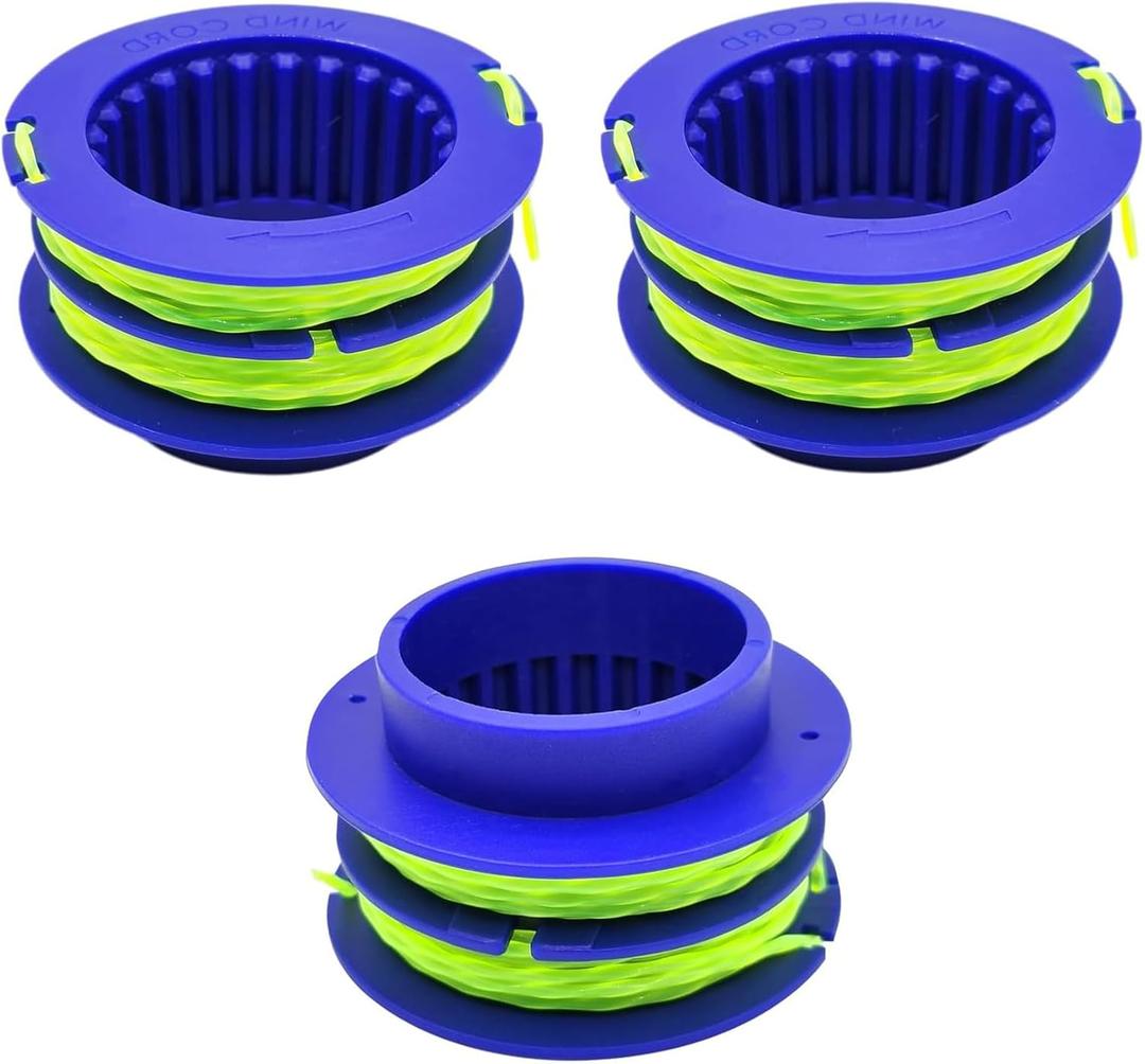 3Pcs KLS124-03 Trimmer Line 0.080" 20Ft Compatible with Kobalt 24V KST 1124B-03,KST 2024A-03,KST 2224B-03 and KST 4024A-03 KST 4024AB-03